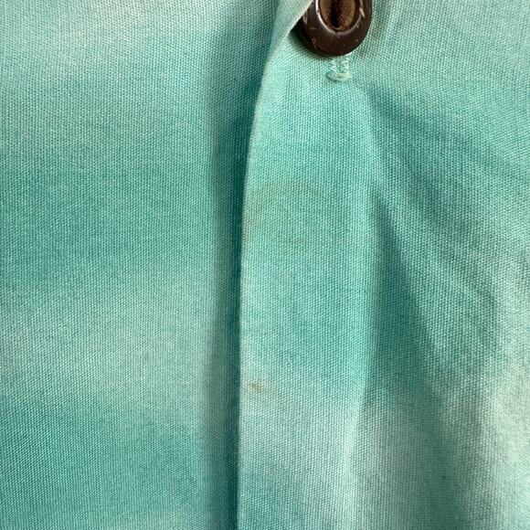 Ky's Vintage Hawaiian Shirt Motorcycle Biker Short Sleeve Resort Vacation Blue S - Picture 8 of 13